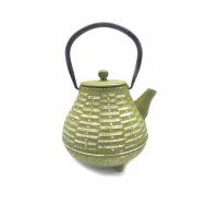 ZB3-12-2316 - Tetera de Hierro Fundido + Infusor Diseño Lemon Green - 1200ml