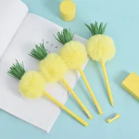 Lapicera Bolígrafo Pinneaple Pompóm
