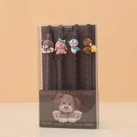 Set de 4 Lapiceras Bolígrafo Fashion Pet