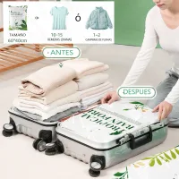 ZF9002-S - Bolsa de Almacenamiento al Vacío para Ropa/Acolchados Tropical -