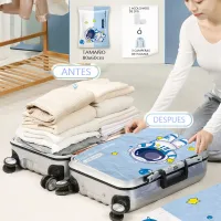 ZF9003-M - Bolsa de Almacenamiento al Vacío para Ropa/Acolchados Astronauta