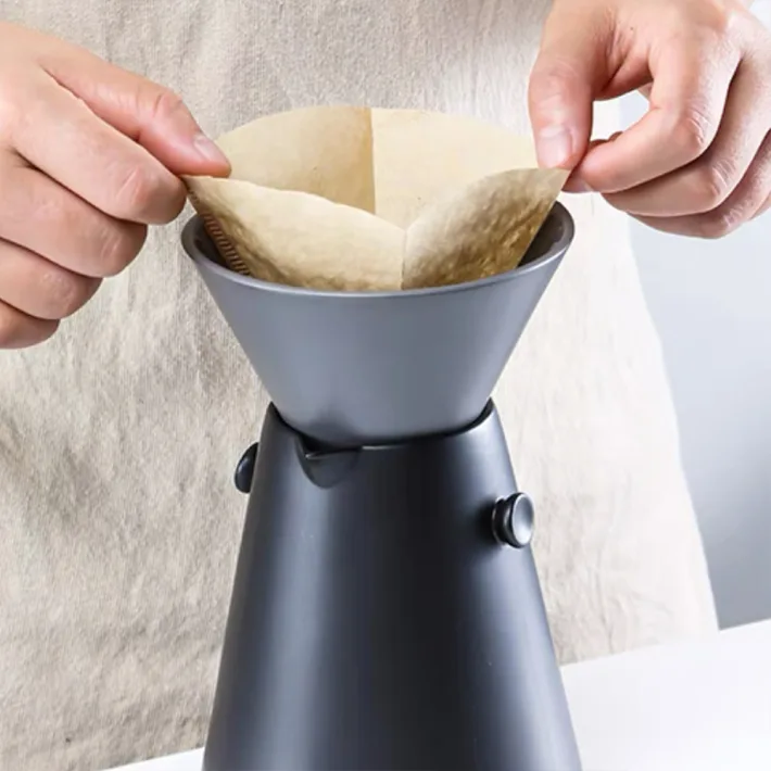 Jarro Cafetera + Porta Filtro de Cerámica - 650ml