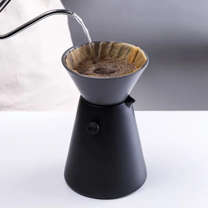 Jarro Cafetera + Porta Filtro de Cerámica - 650ml